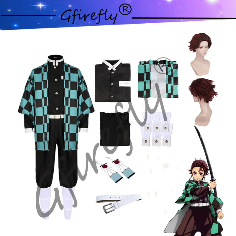 Japanese Lifestyle - Kamado Tanjirou Cosplay Kostuum Katana Zwaard