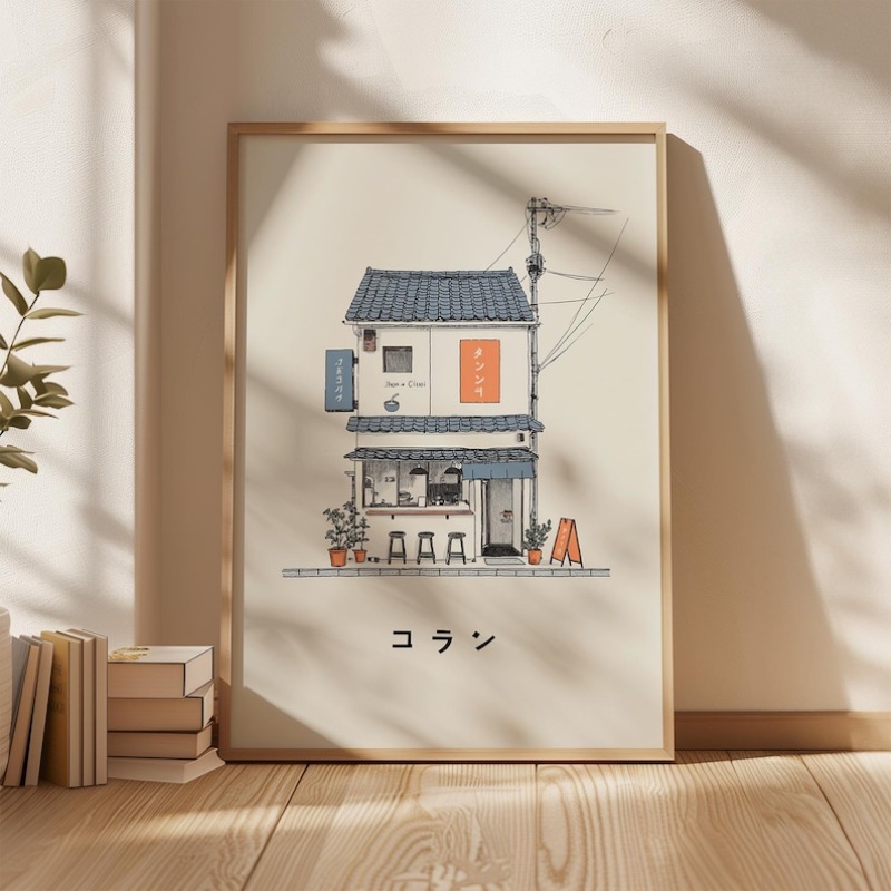 Japanese Lifestyle - 1pc Japanse Ramen Shop Canvas Wall